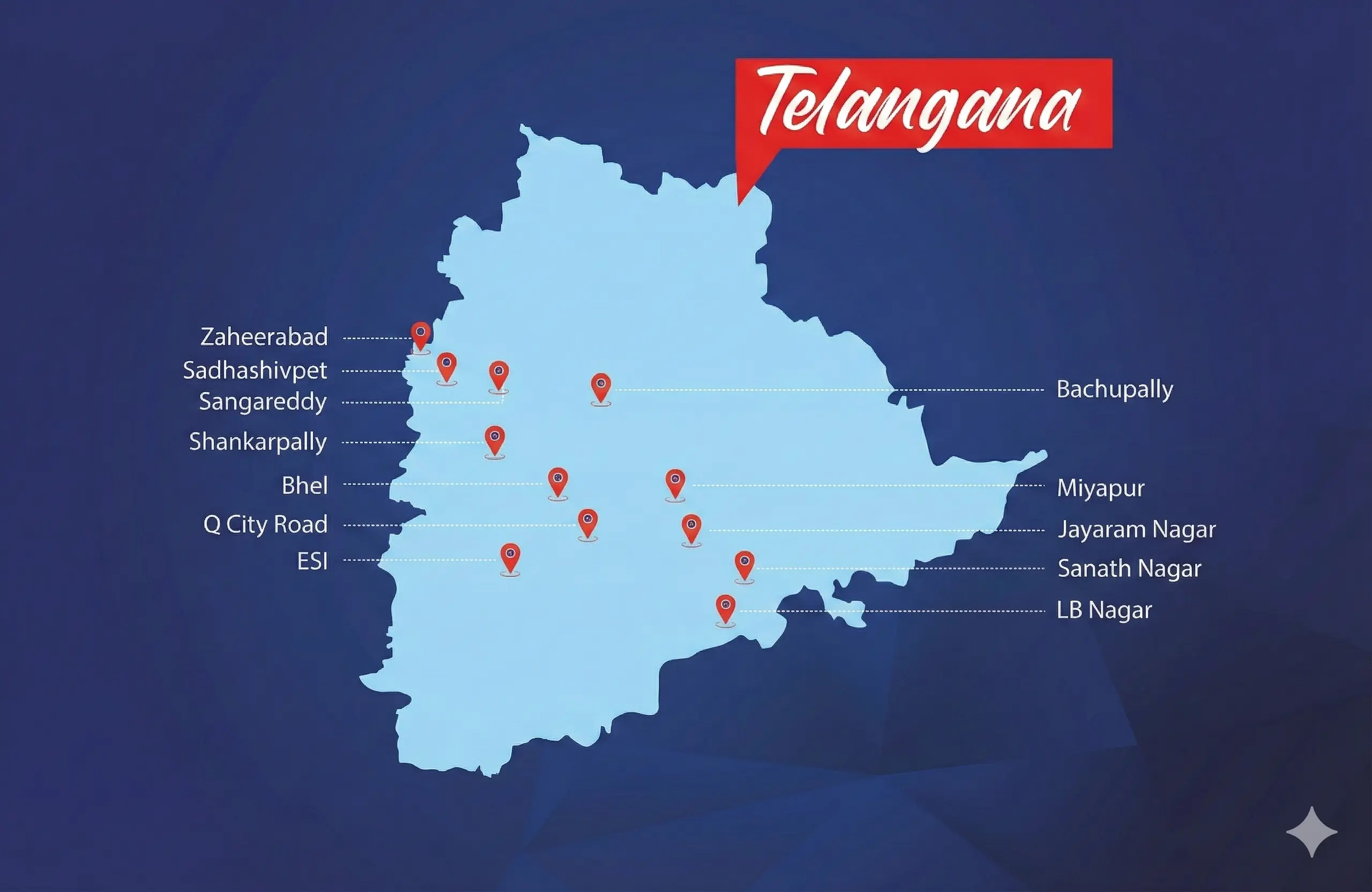 Telangana Map